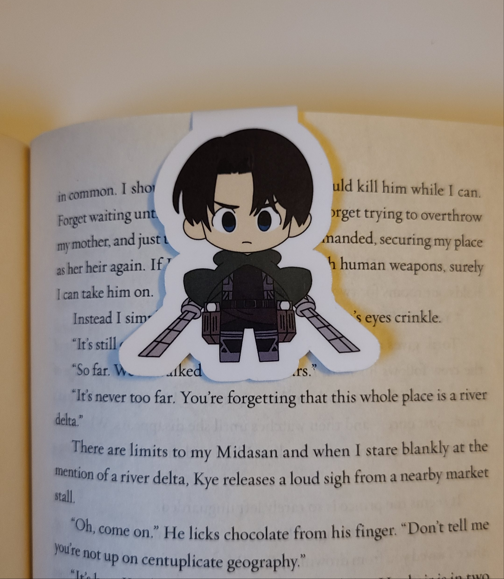 Captain Magnetic bookmark