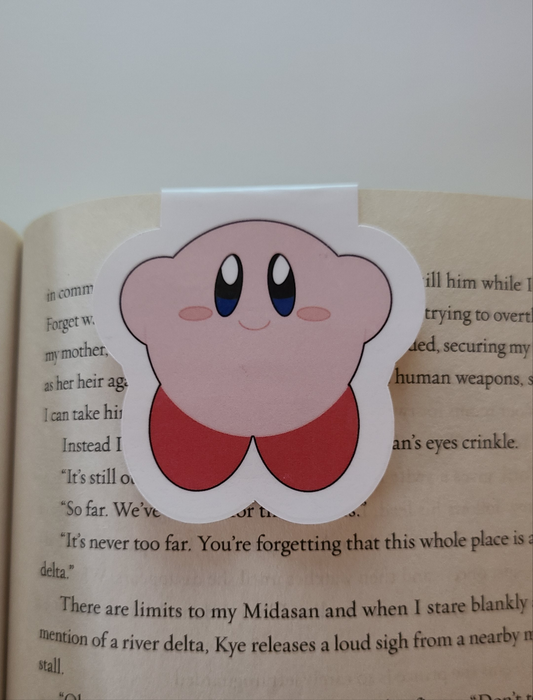 Kirby Magnetic bookmark