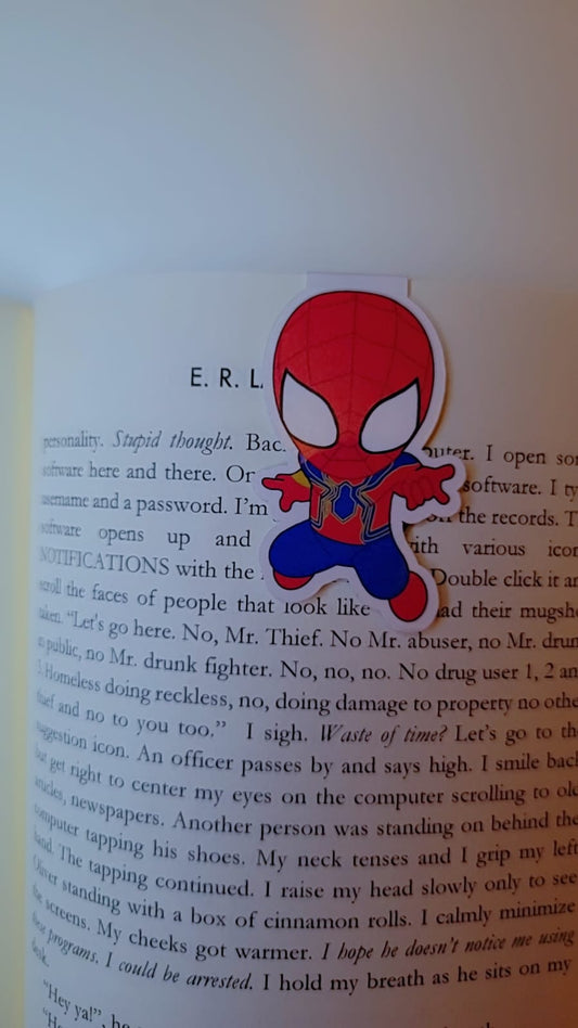 Spider Boy Magnetic Bookmark