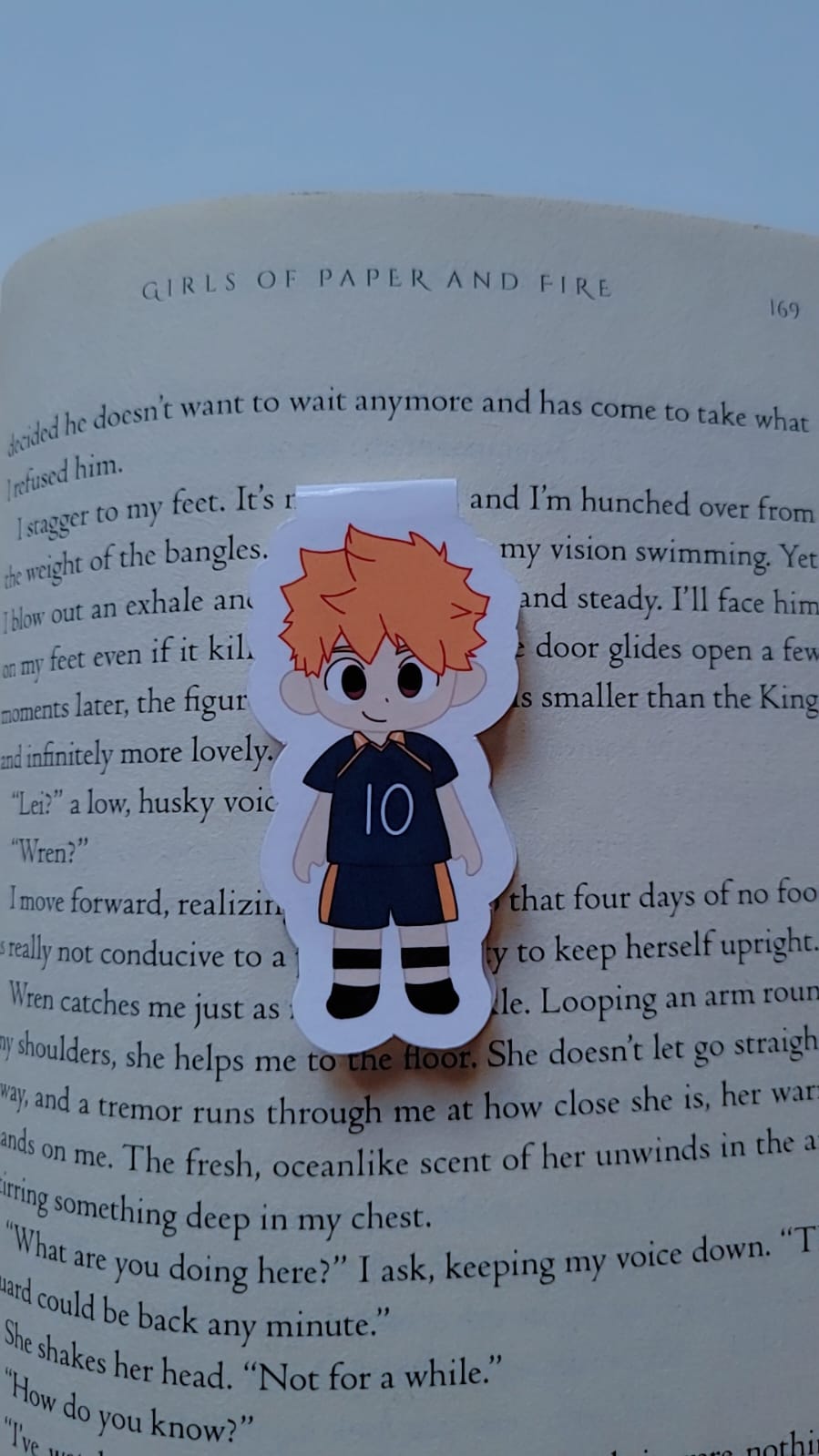 Tangerine Boy Magnetic Bookmark